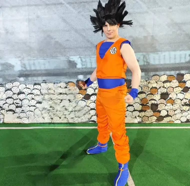 Goku em evento