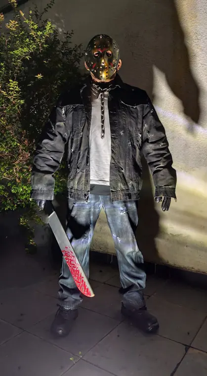 Jason em evento de Halloween