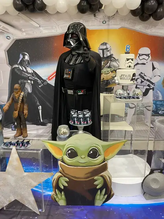 Darth Vader em festa Star Wars